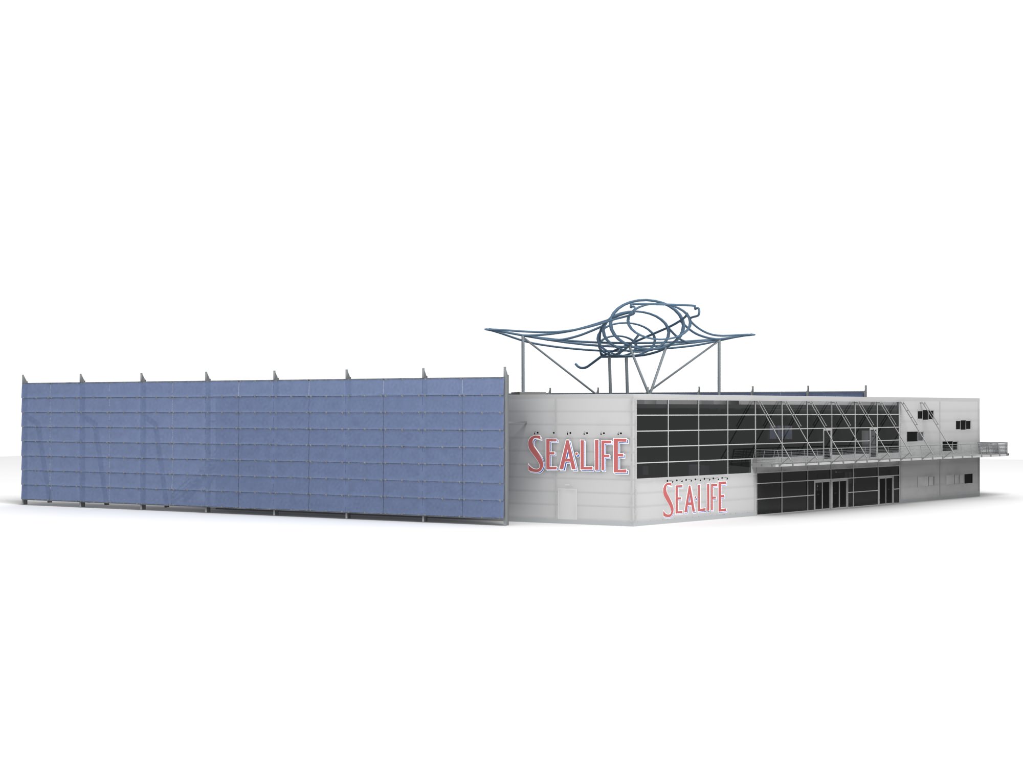 Sea Life Centres 3D model_9