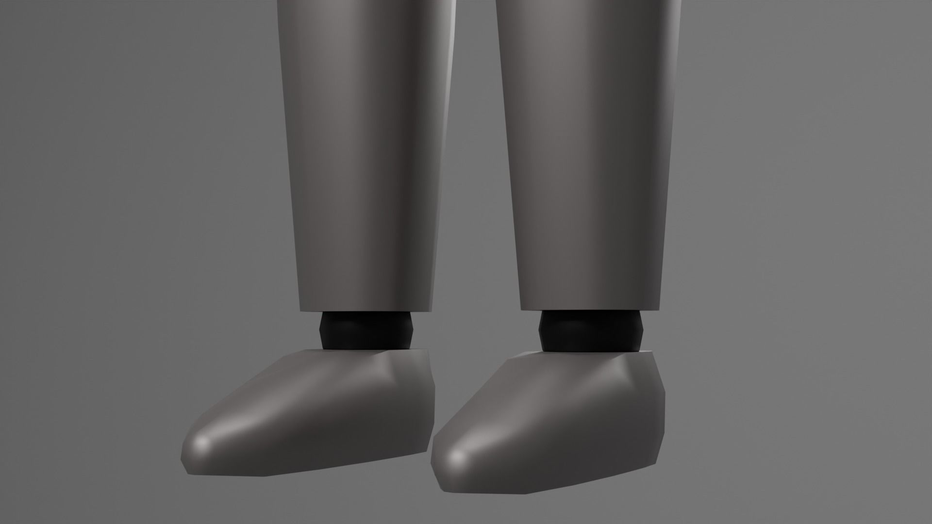 Humanoid Low-poly 3D model_13