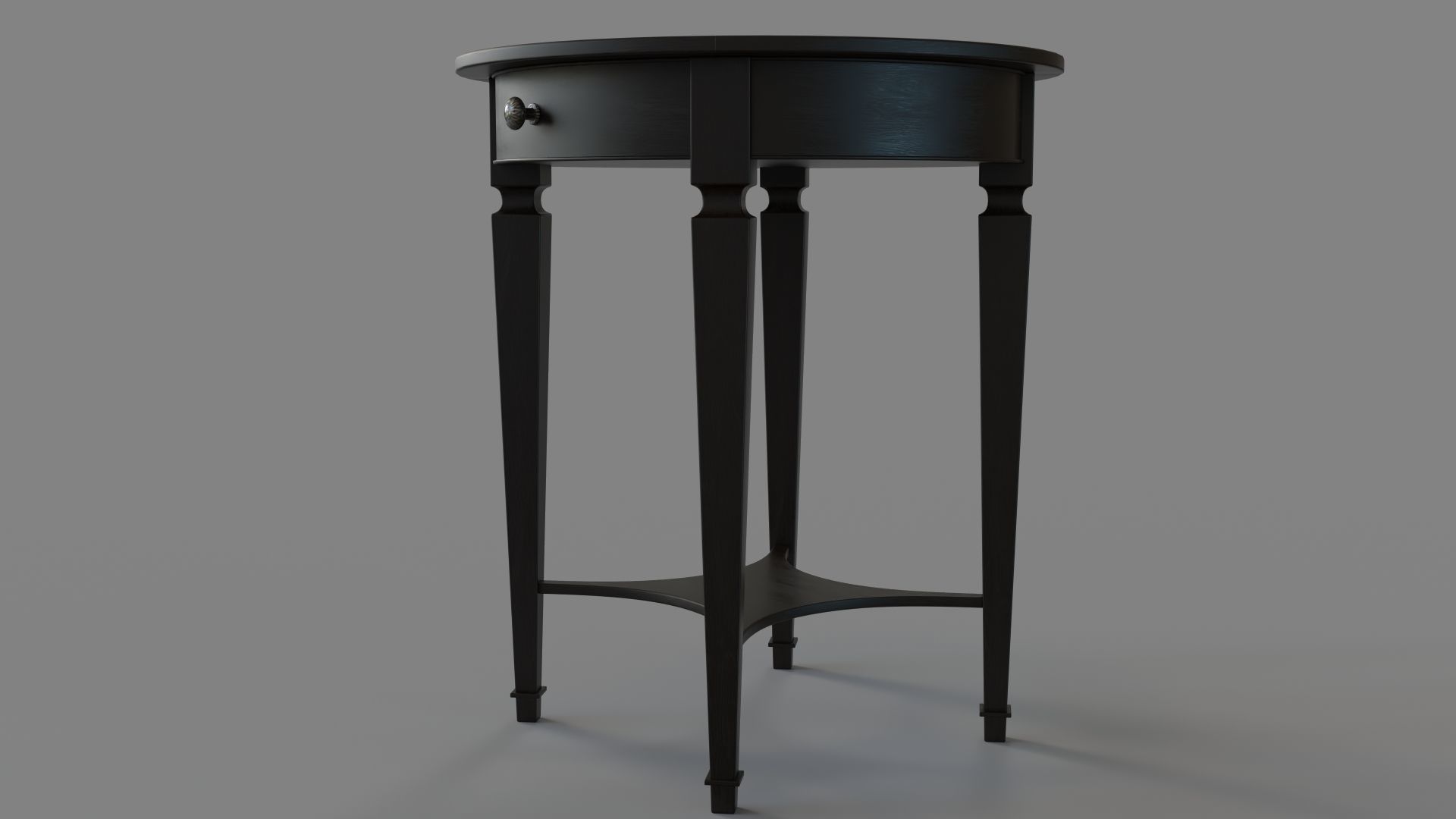Butler Side Table 3D model_4