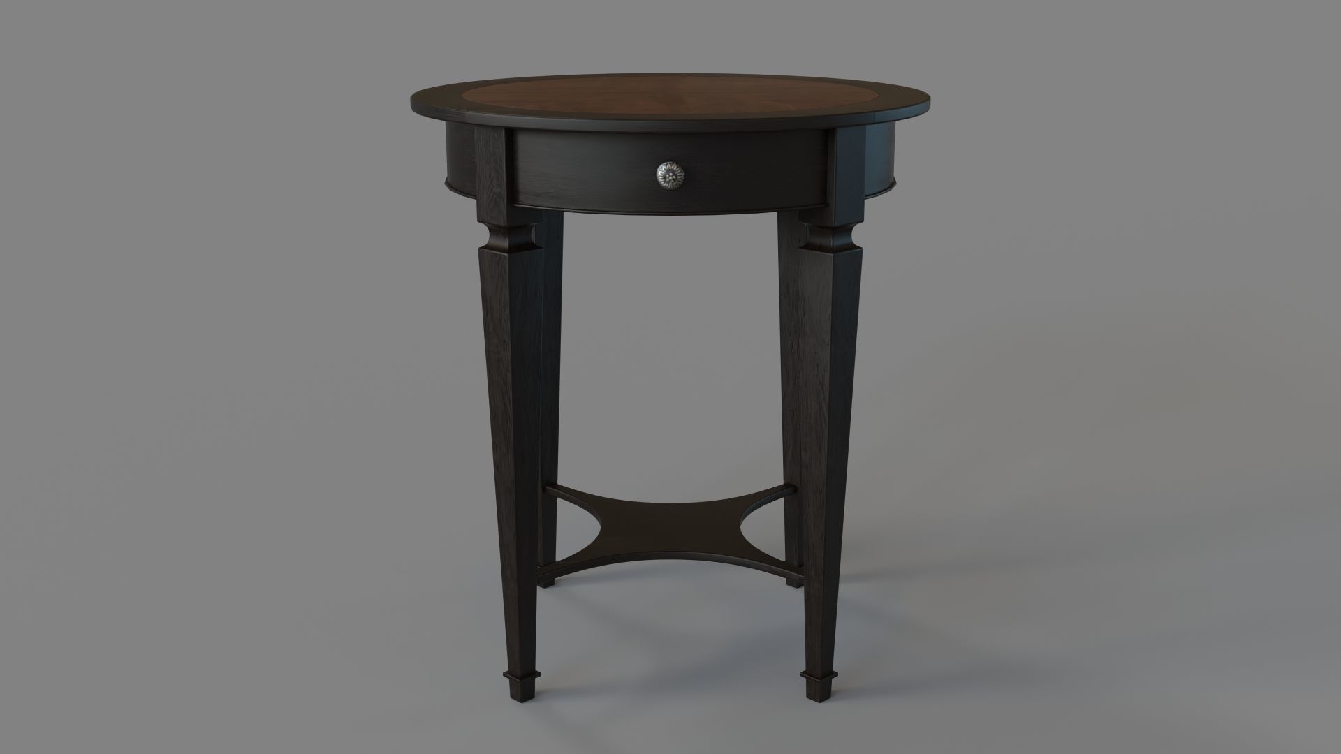 Butler Side Table 3D model_1