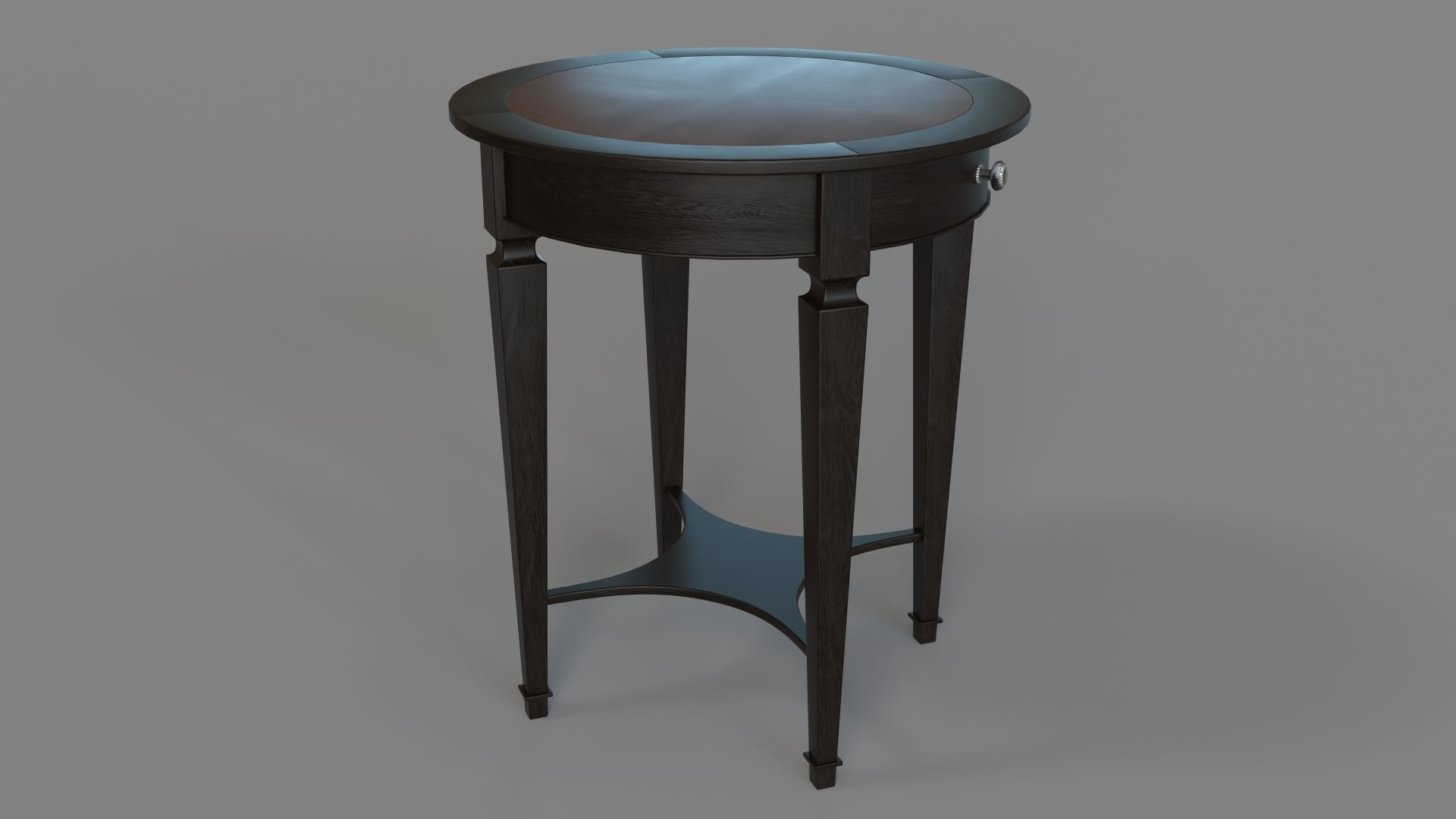 Butler Side Table 3D model_2
