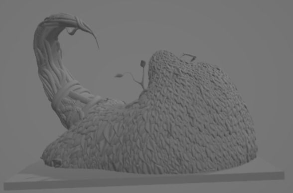 Rampant Plant Monster Shambling Mound SI 3D print model_3