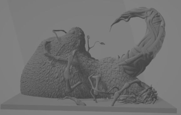 Rampant Plant Monster Shambling Mound SI 3D print model_2