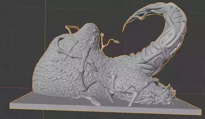 Rampant Plant Monster Shambling Mound SI 3D print model