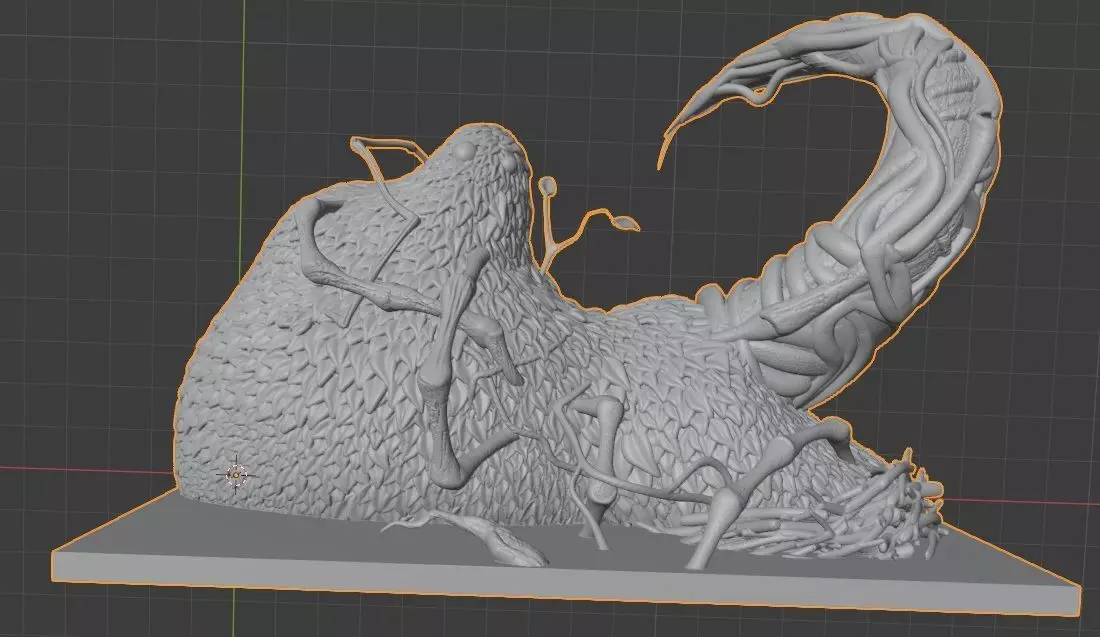 Rampant Plant Monster Shambling Mound SI 3D print model_0