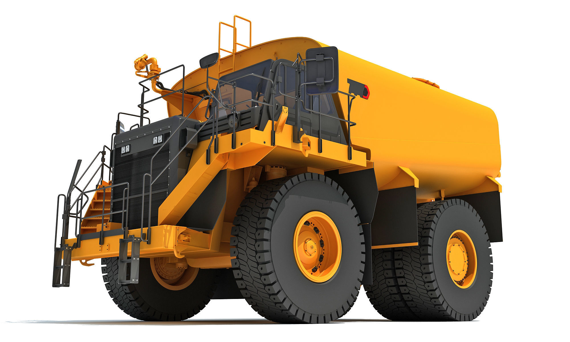 Off Highway Water Truck 3D model_12