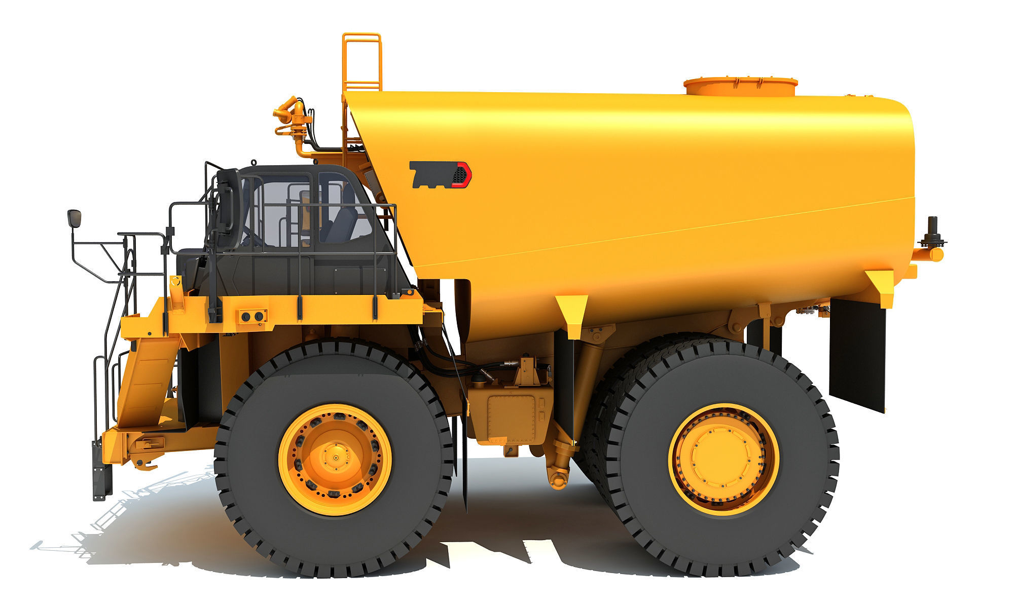 Off Highway Water Truck 3D model_1