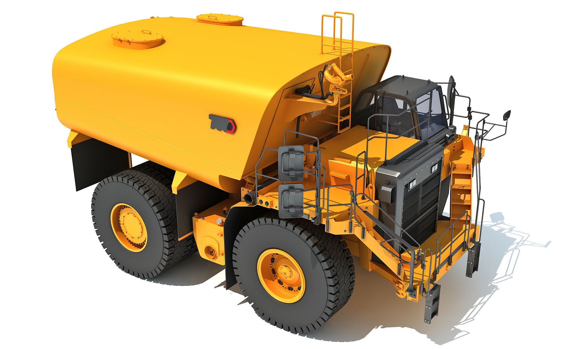 Off Highway Water Truck 3D model_9