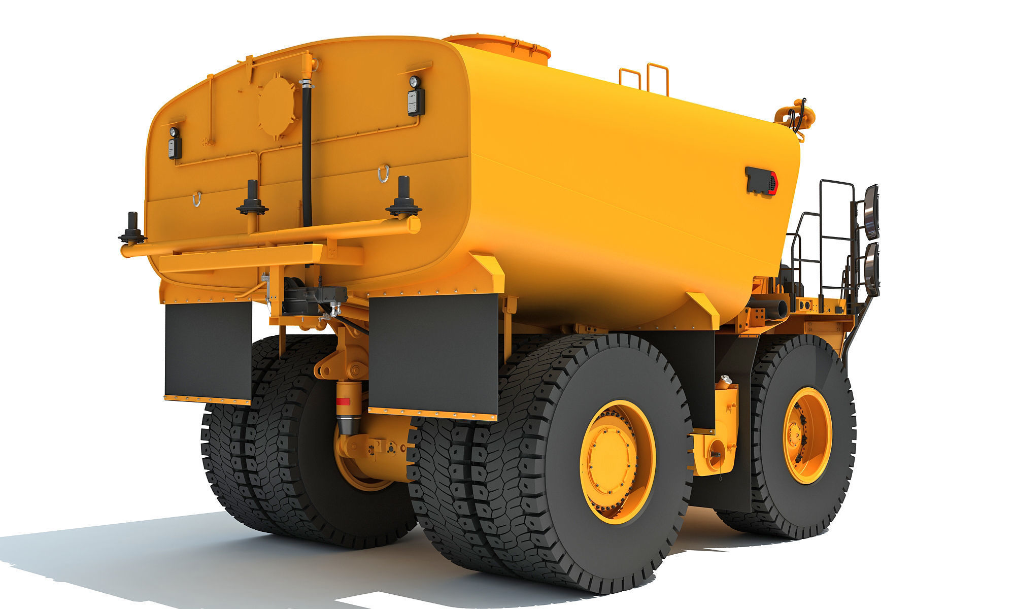 Off Highway Water Truck 3D model_5