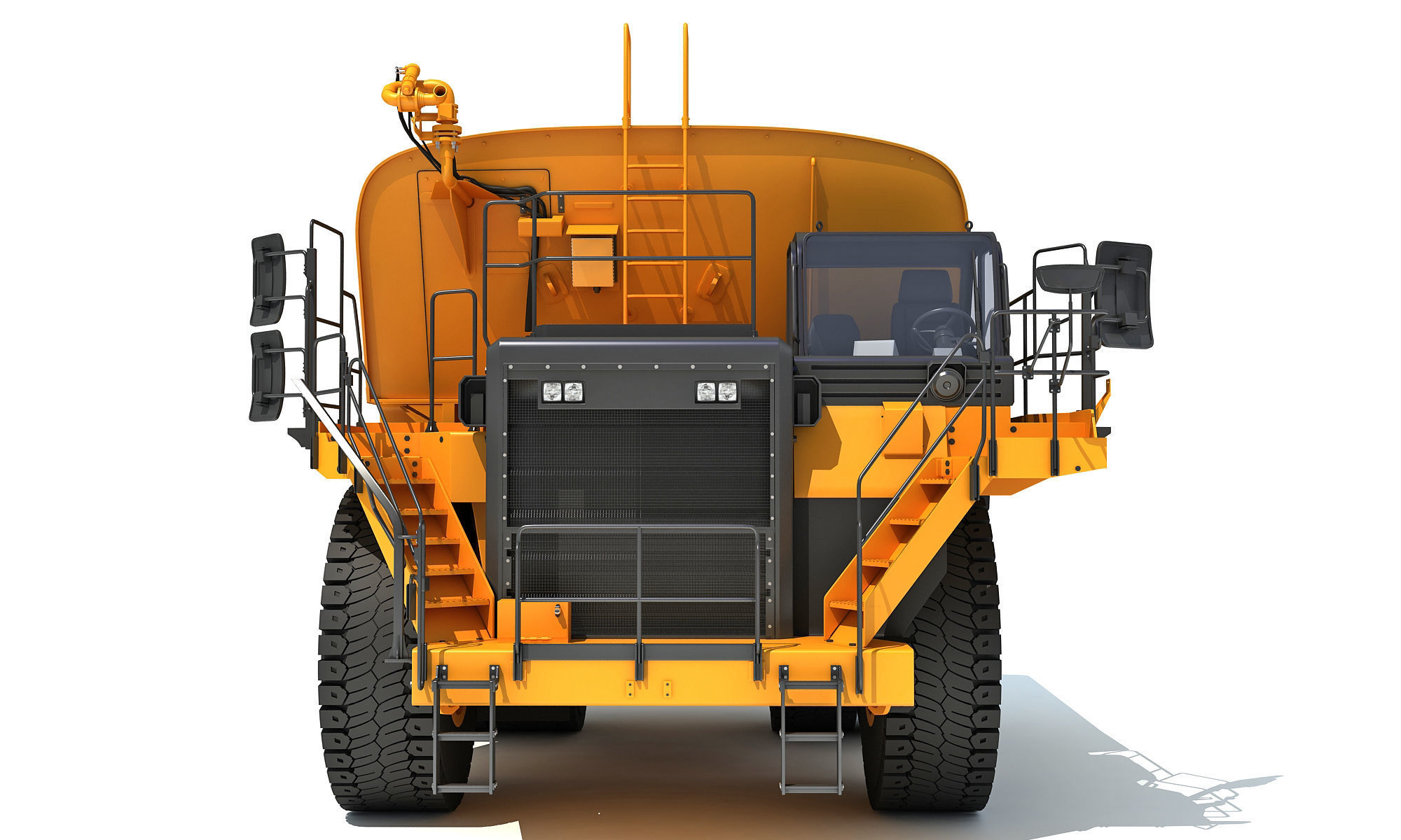 Off Highway Water Truck 3D model_11