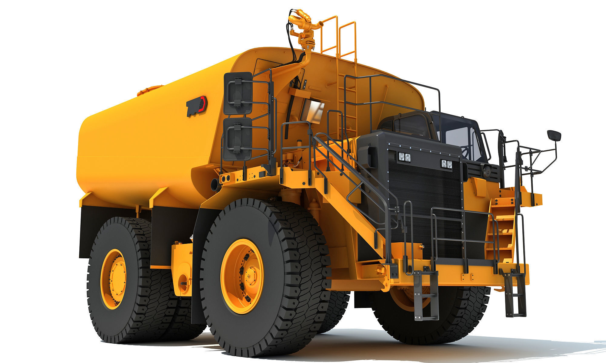 Off Highway Water Truck 3D model_10