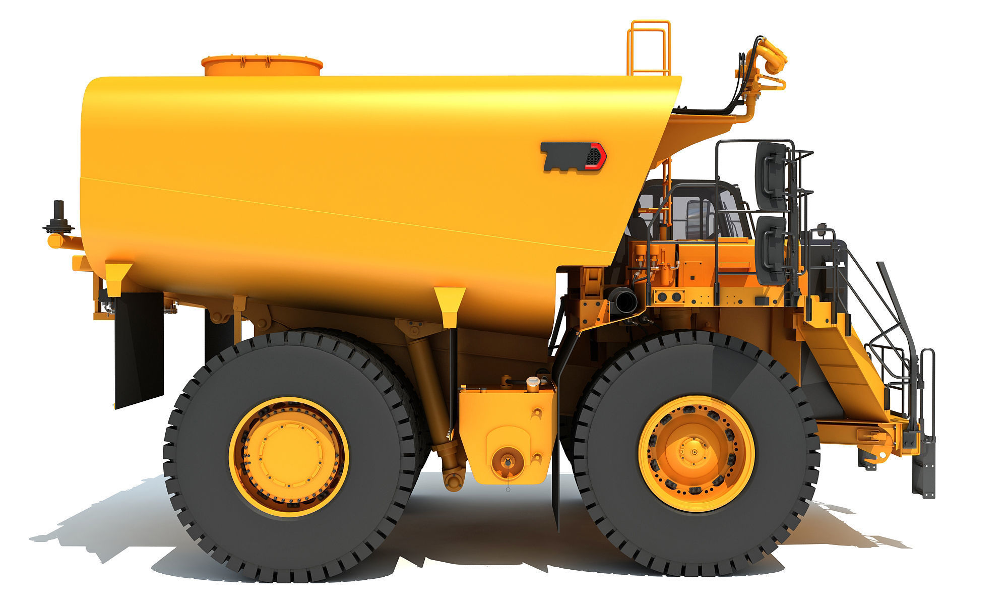 Off Highway Water Truck 3D model_6