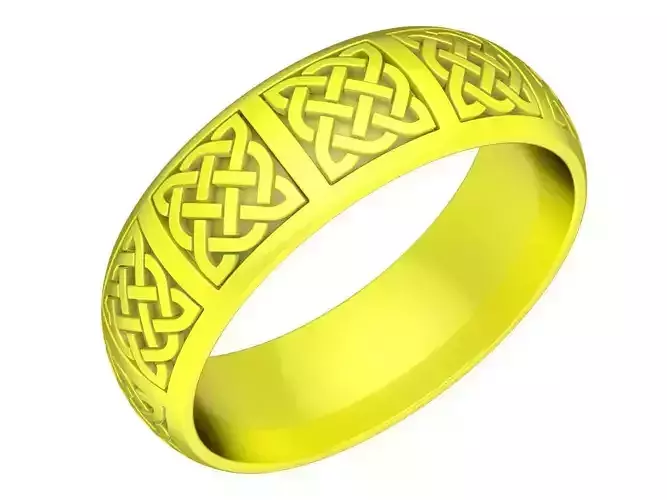 fashion art texture women ring 4510 3D print model