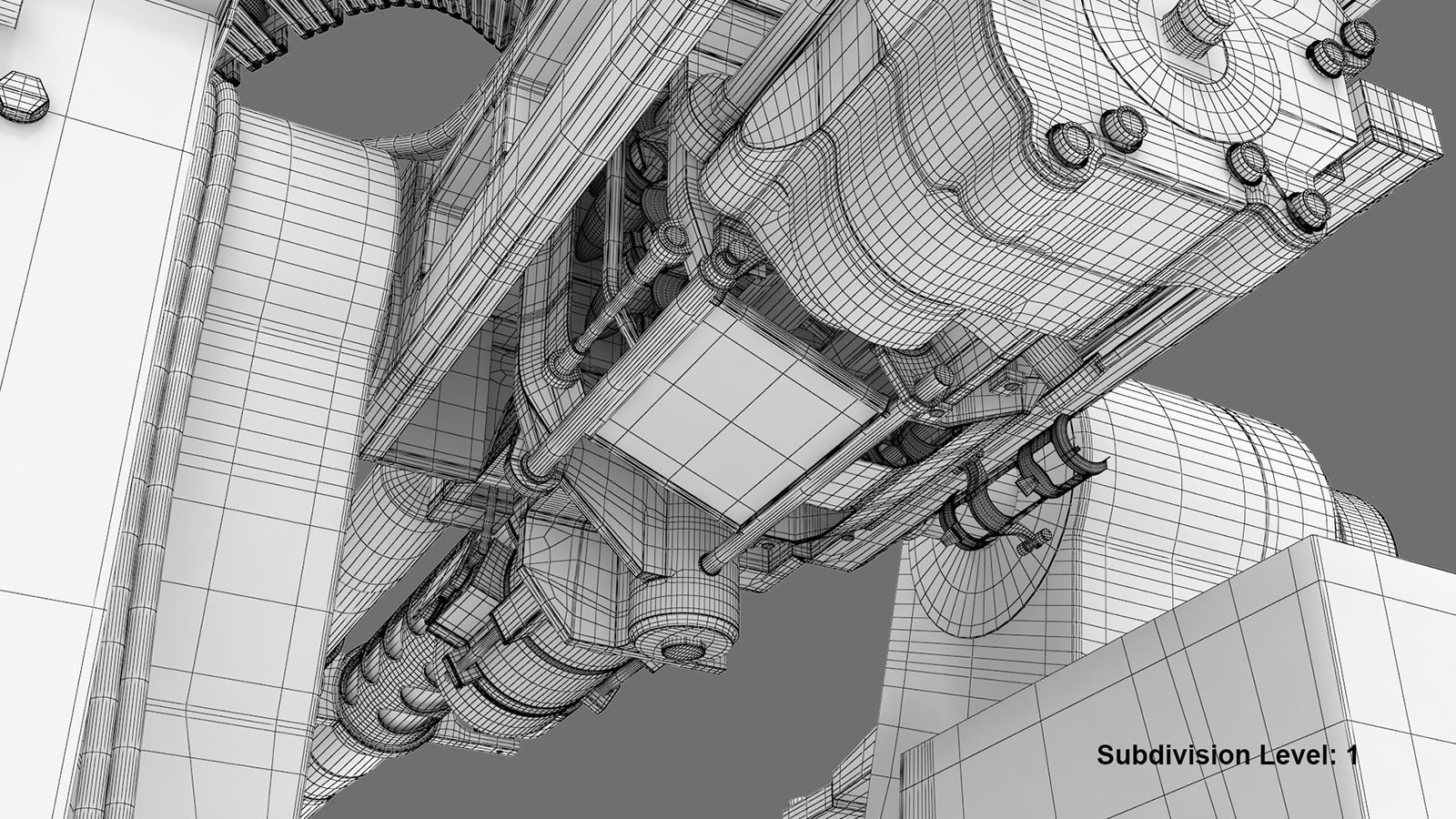 M230LF machine gun 3D model_31