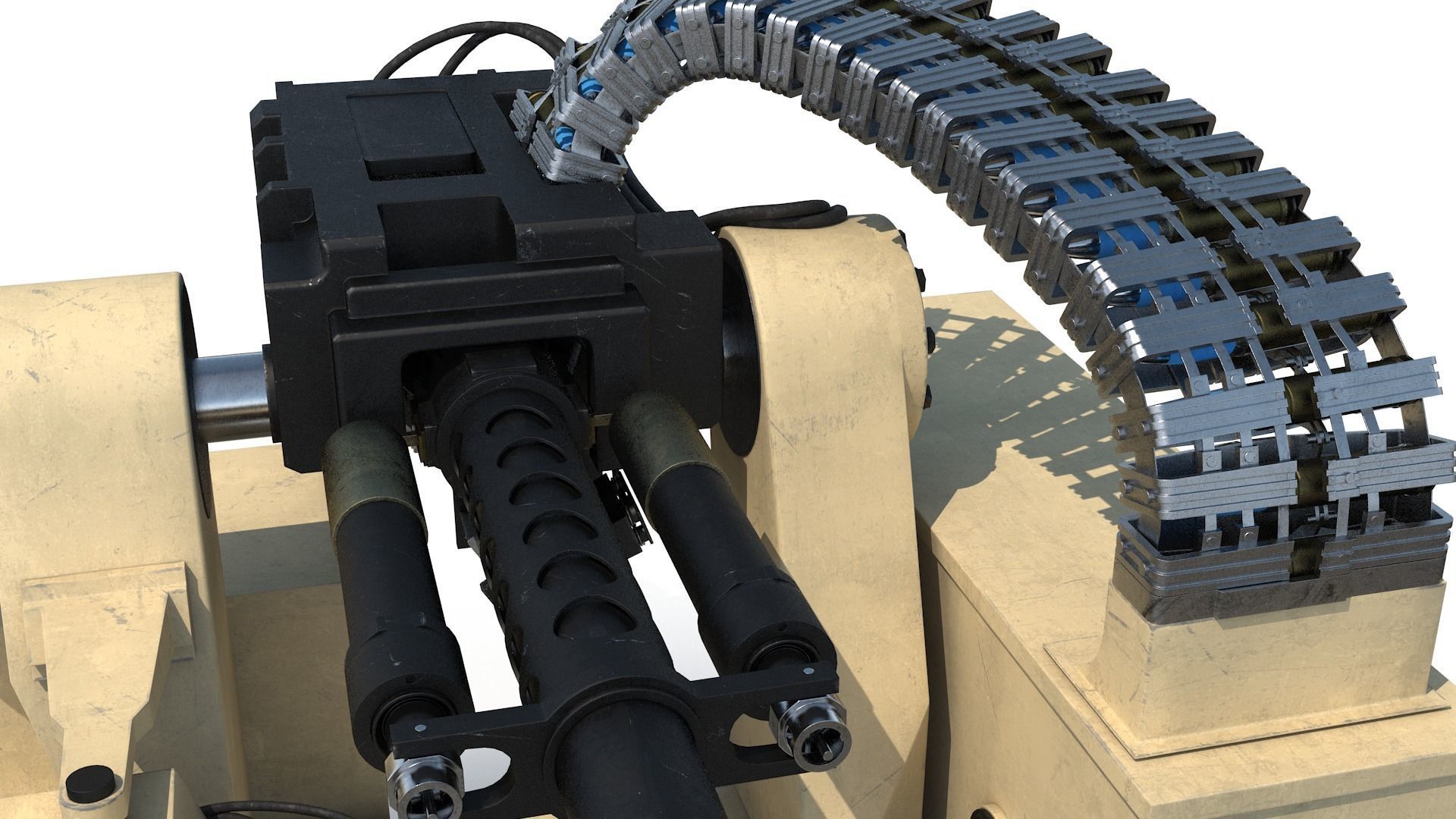 M230LF machine gun 3D model_13