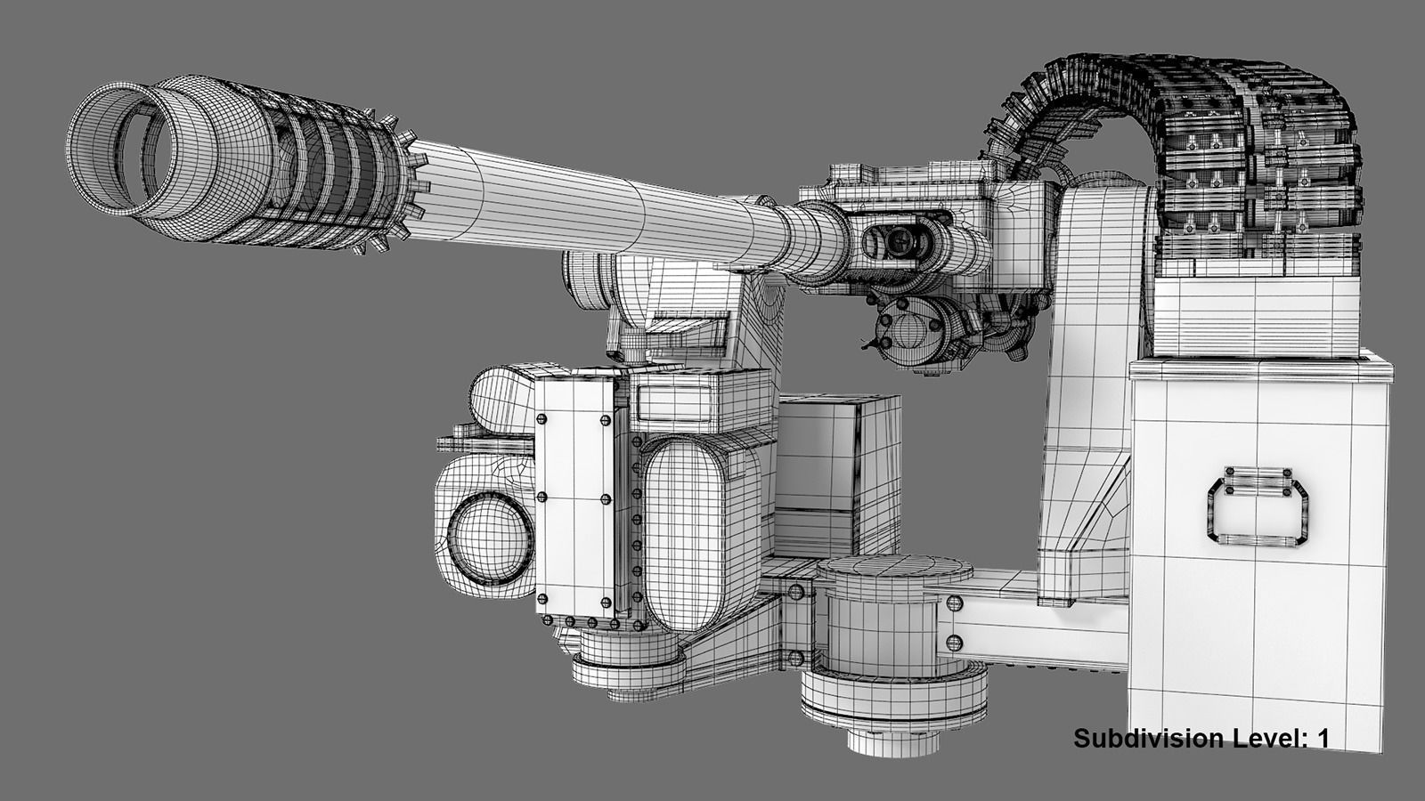 M230LF machine gun 3D model_21