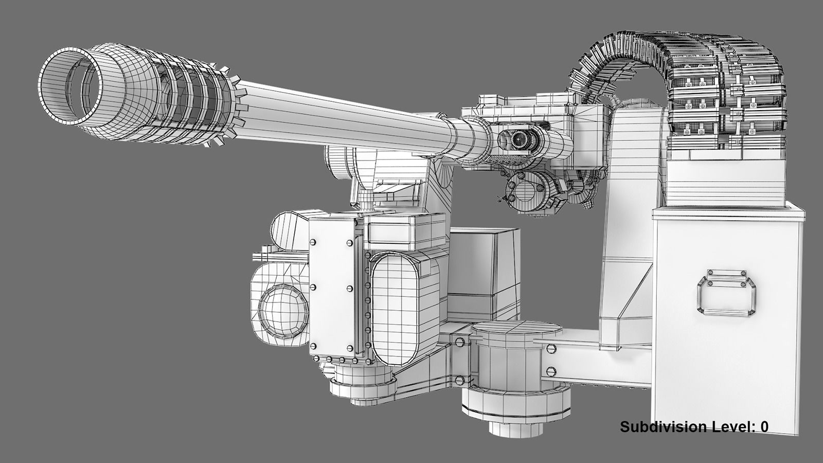 M230LF machine gun 3D model_20