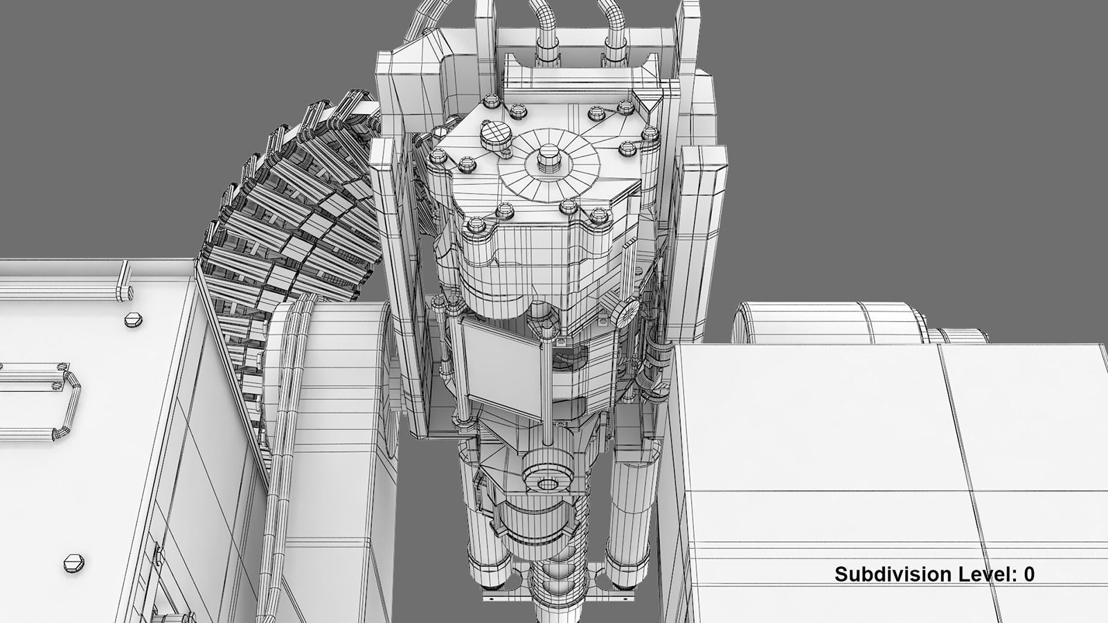 M230LF machine gun 3D model_26