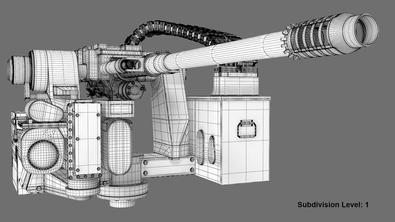 M230LF machine gun 3D model_19