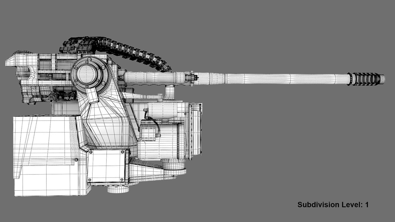 M230LF machine gun 3D model_23