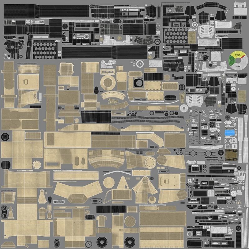 M230LF machine gun 3D model_32