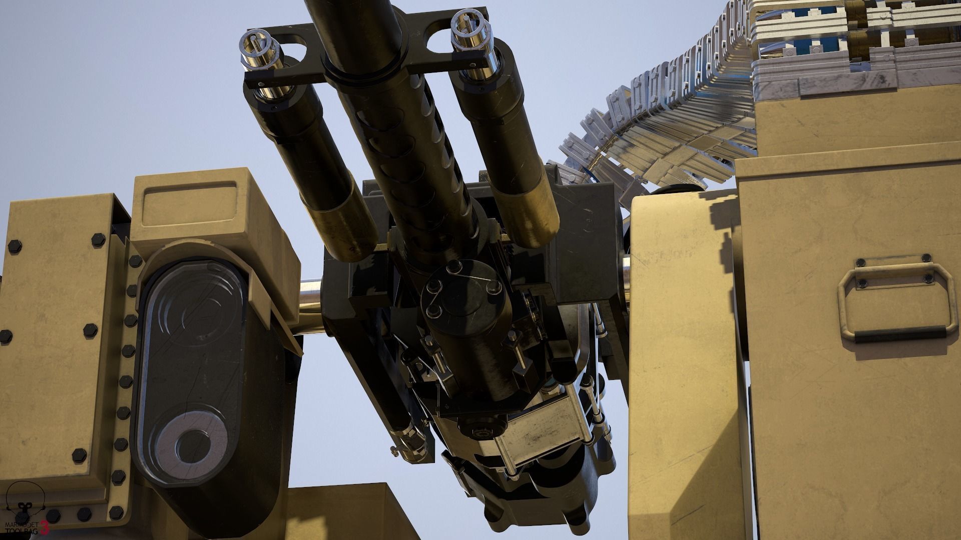 M230LF machine gun 3D model_12