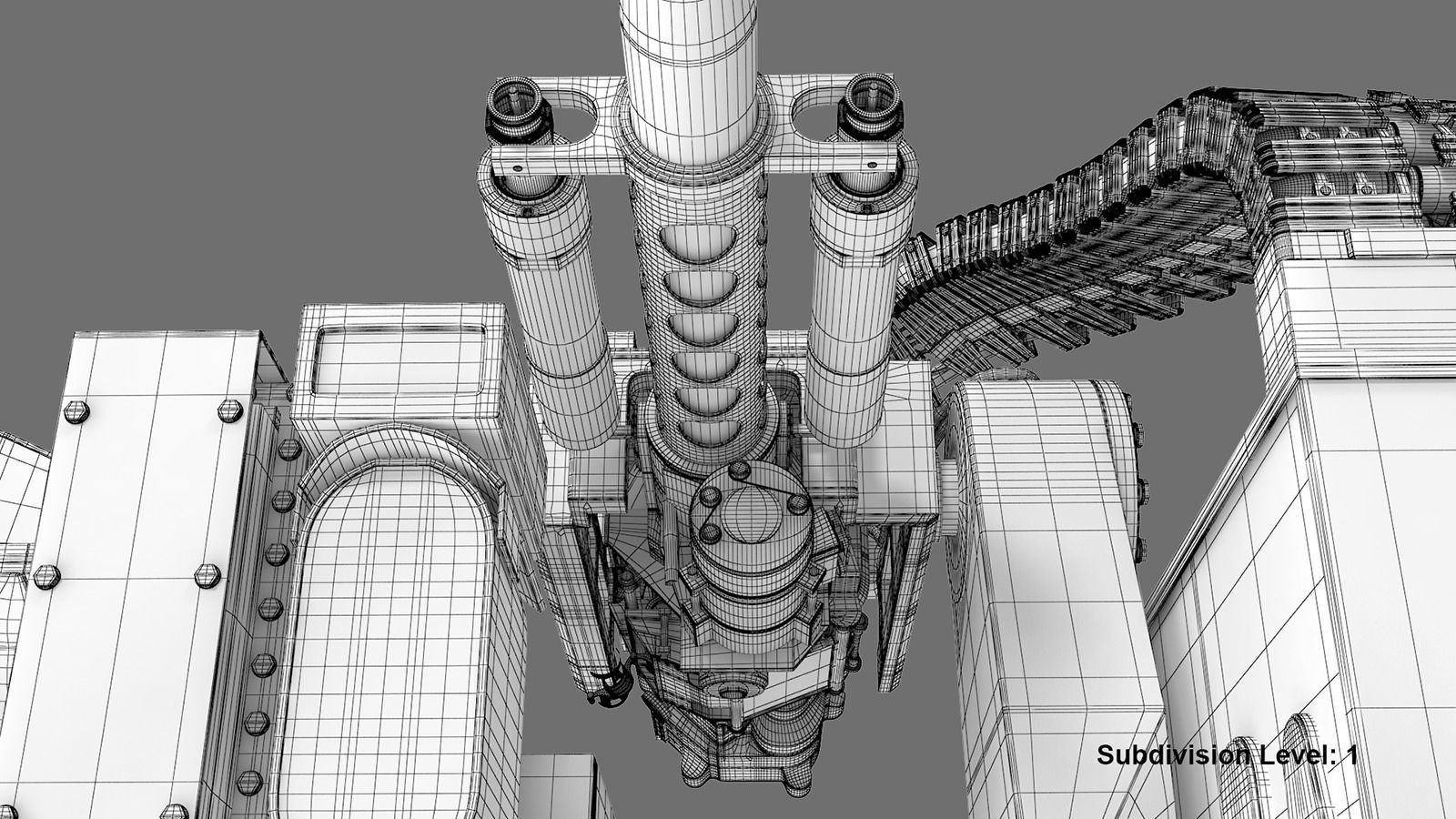 M230LF machine gun 3D model_25