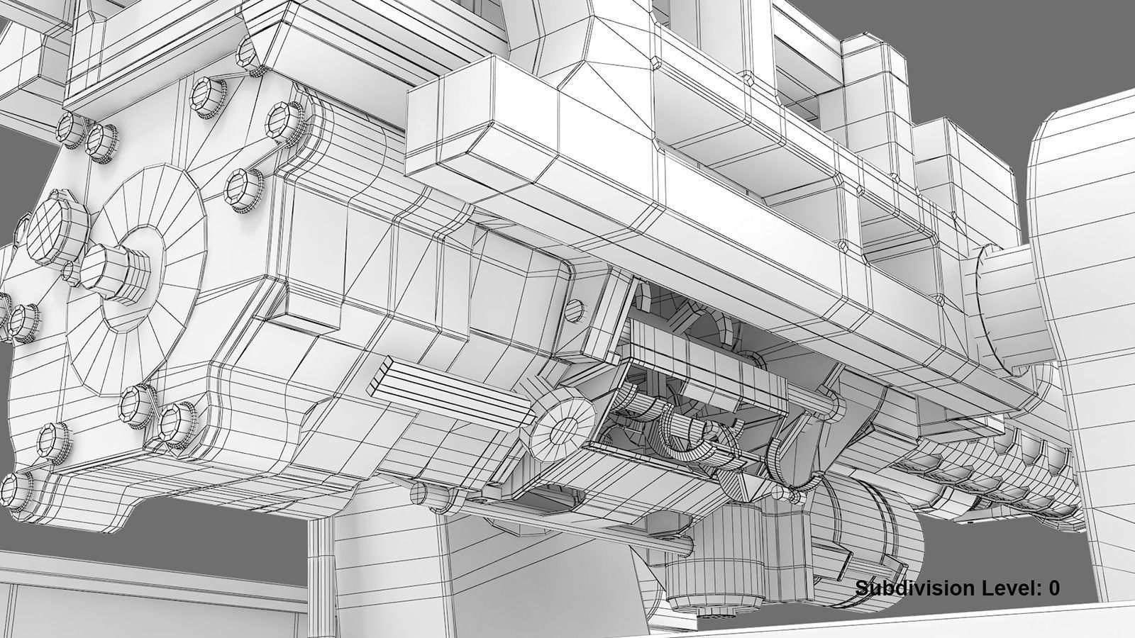 M230LF machine gun 3D model_28