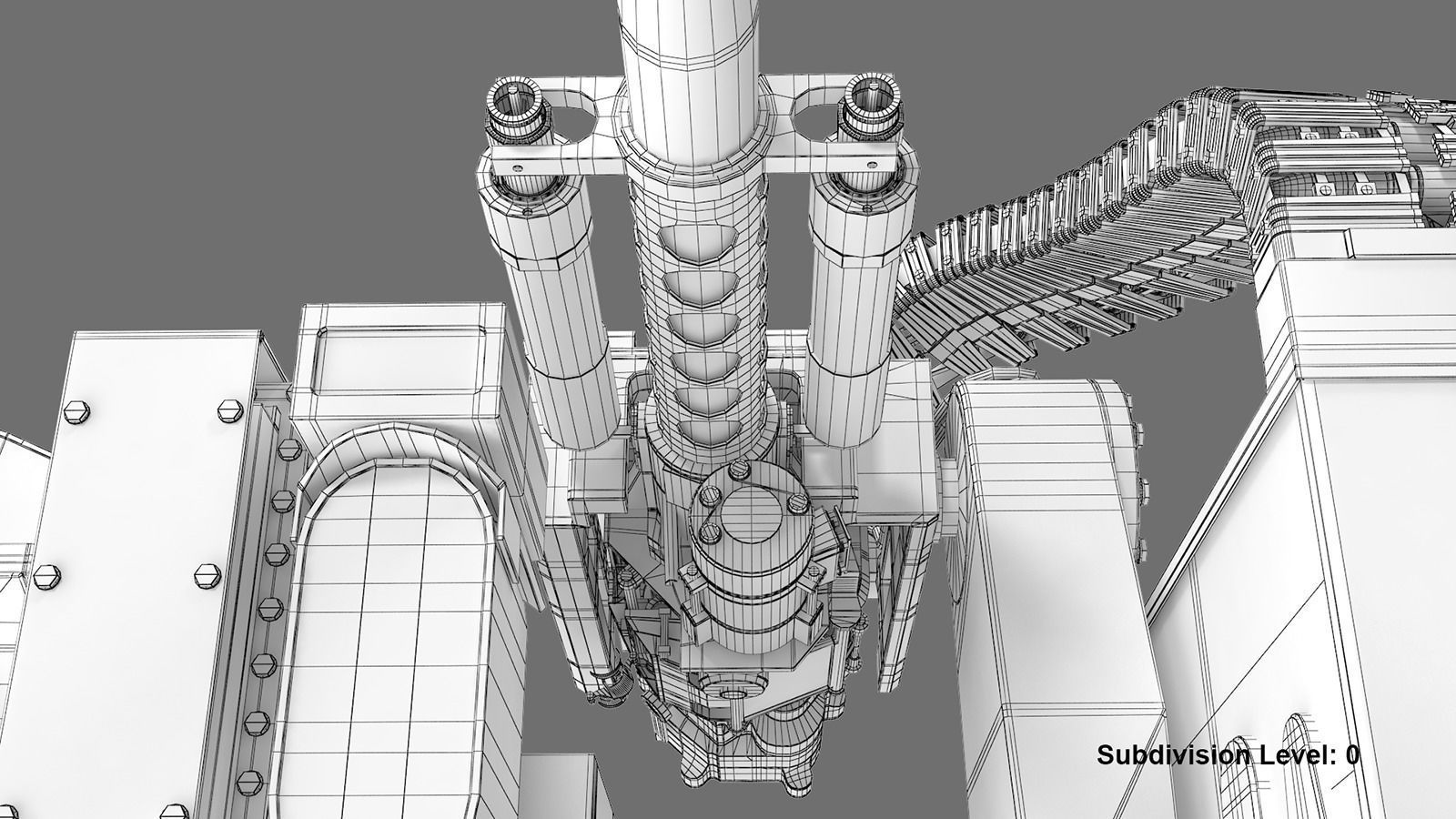 M230LF machine gun 3D model_24