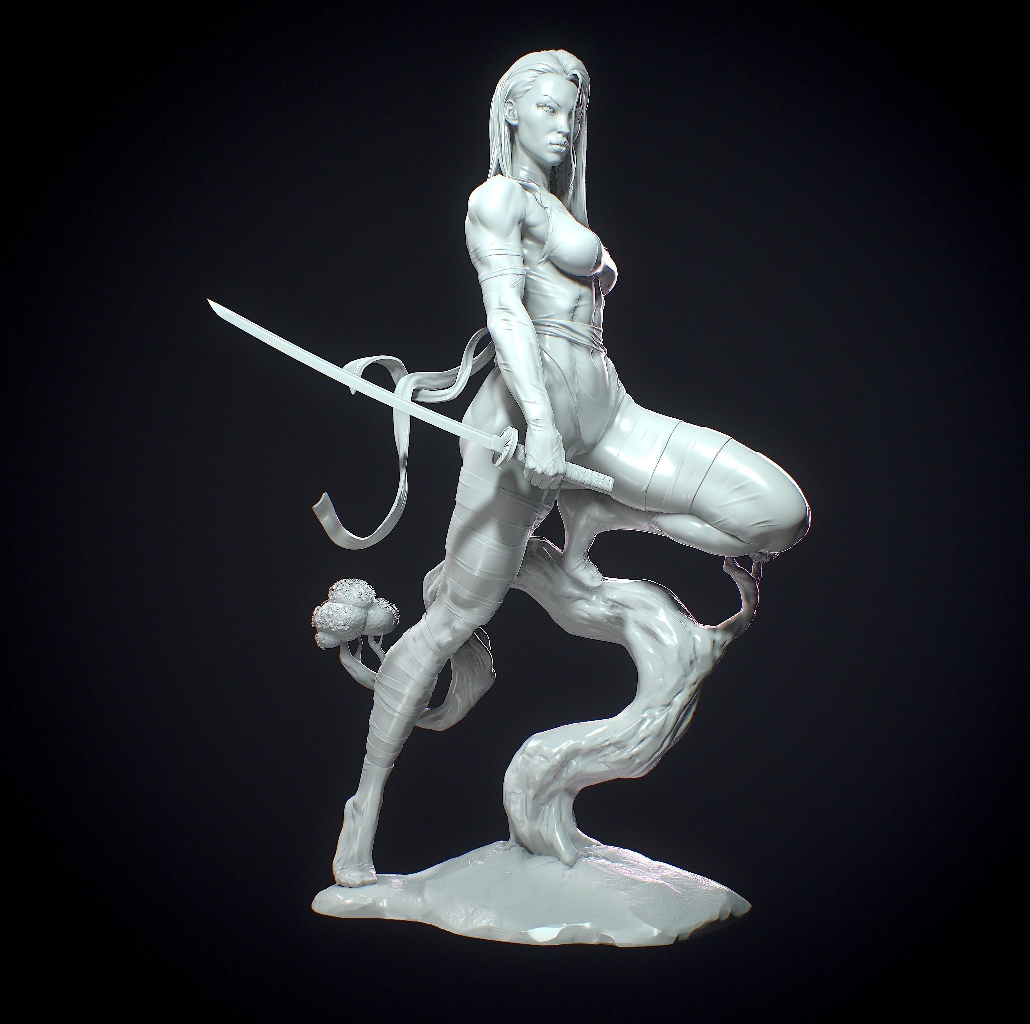 Psylocke with NSFW 3D print model_9