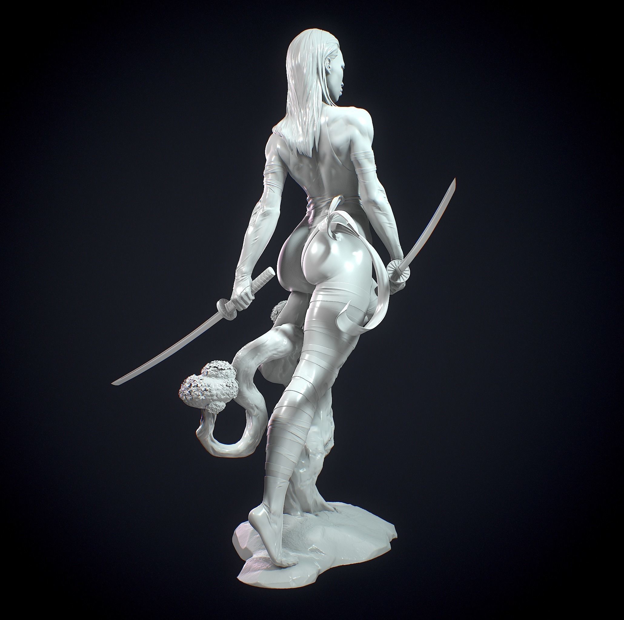 Psylocke with NSFW 3D print model_11