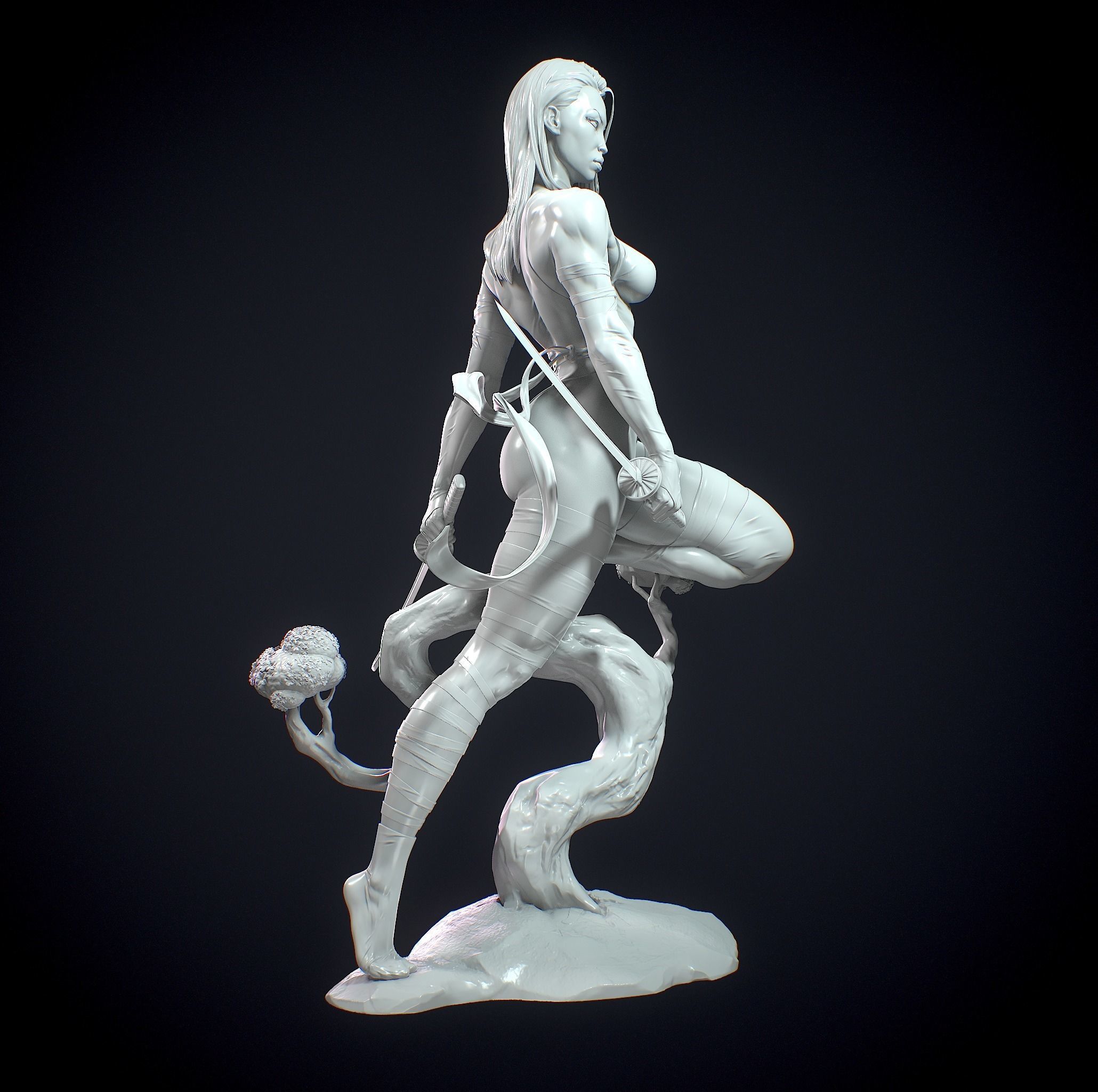 Psylocke with NSFW 3D print model_10