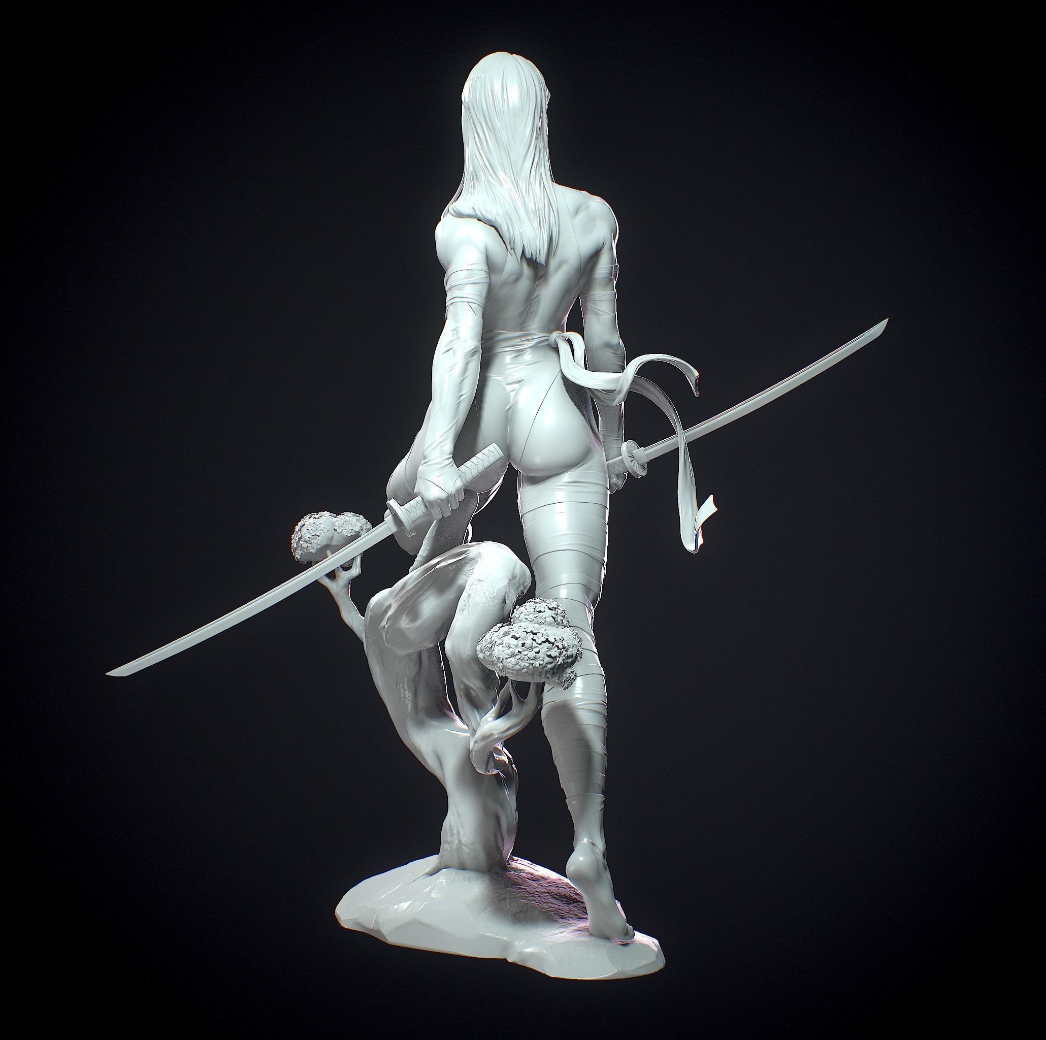 Psylocke with NSFW 3D print model_12
