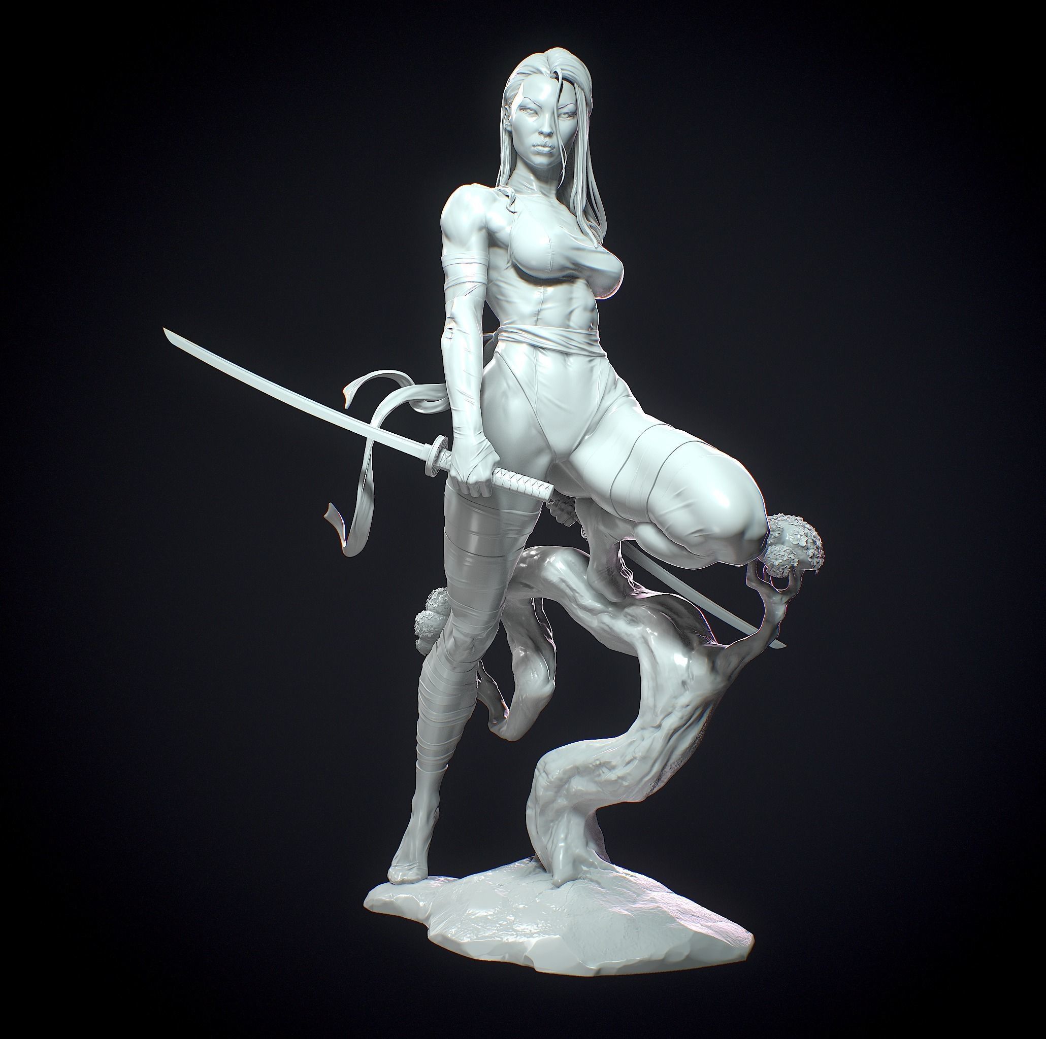 Psylocke with NSFW 3D print model_8