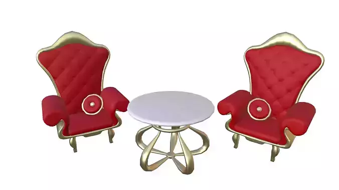 Waiting Chair and Table 1