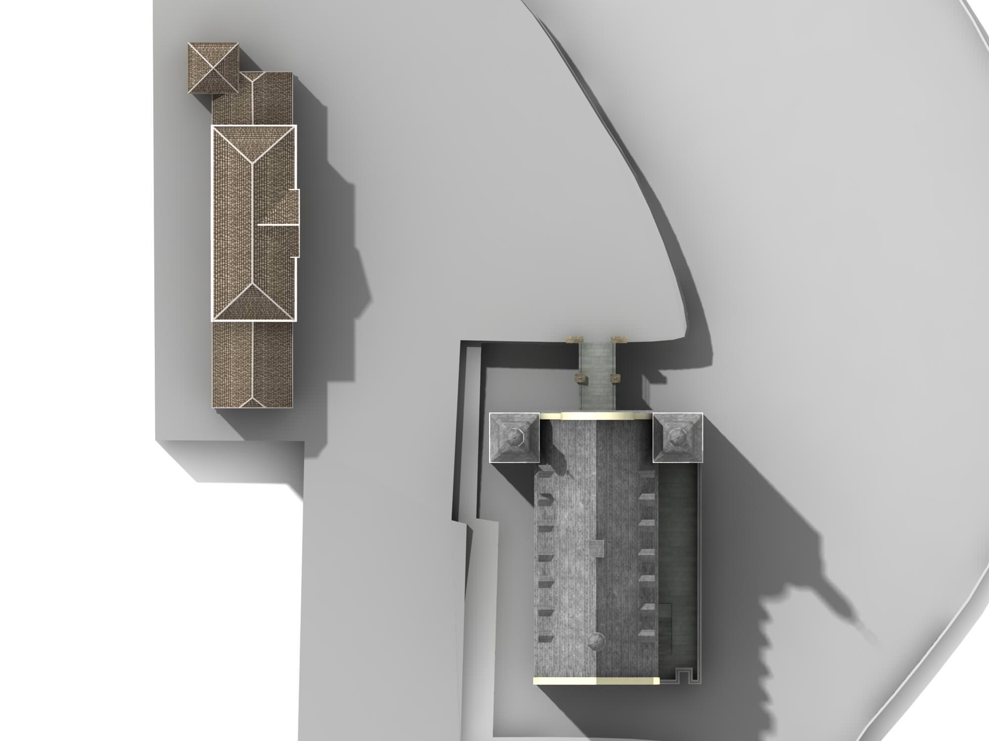 Romantic moated castle 3D model_10