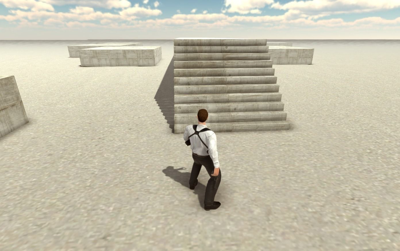 Secret Agent Low-poly 3D model_7