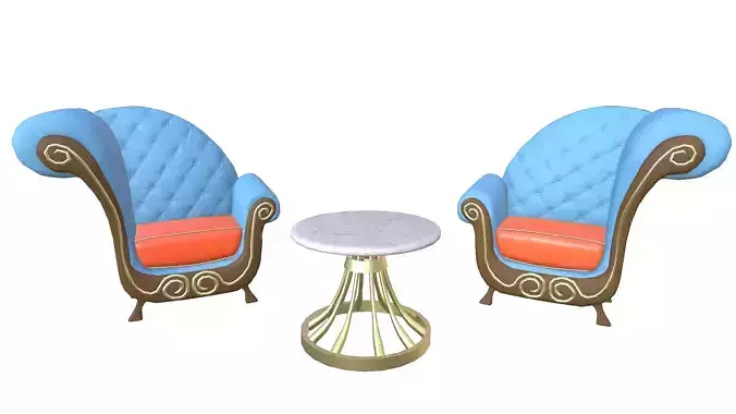 Waiting Chair and Table 2