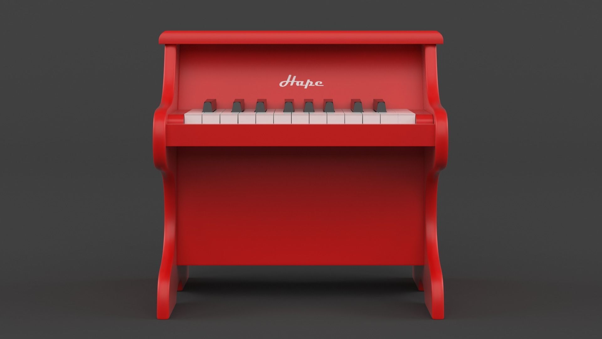 Toy Piano 3D model_1