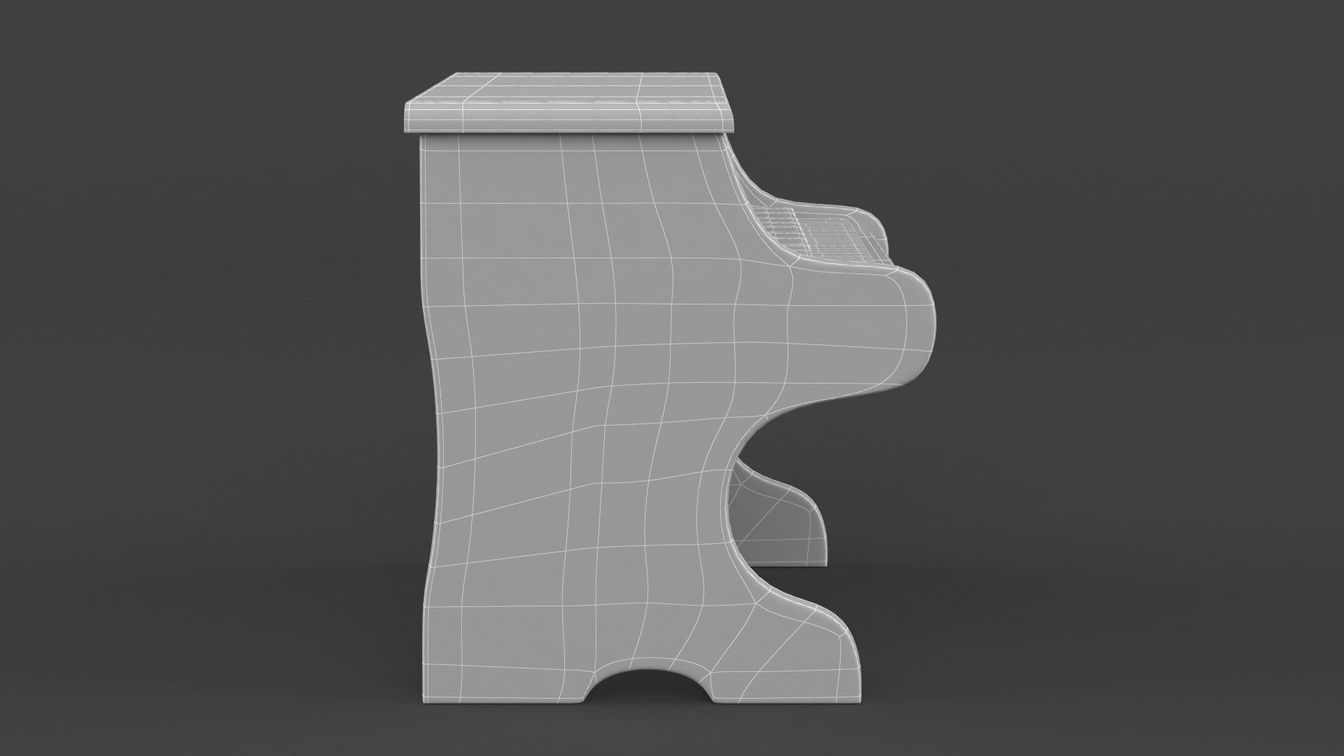 Toy Piano 3D model_9