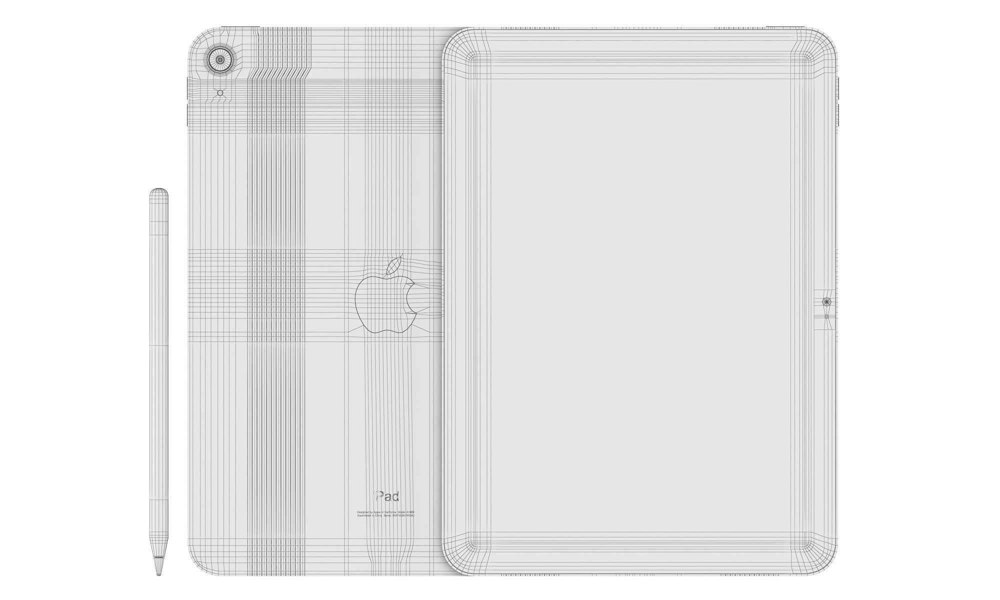  Apple iPad 10th generation 3D model_19