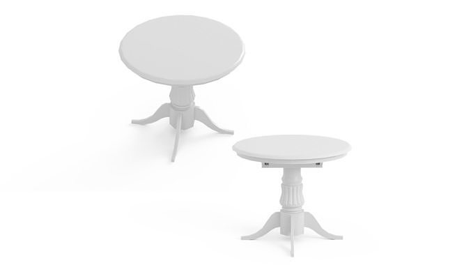 Table William Low-poly 3D model