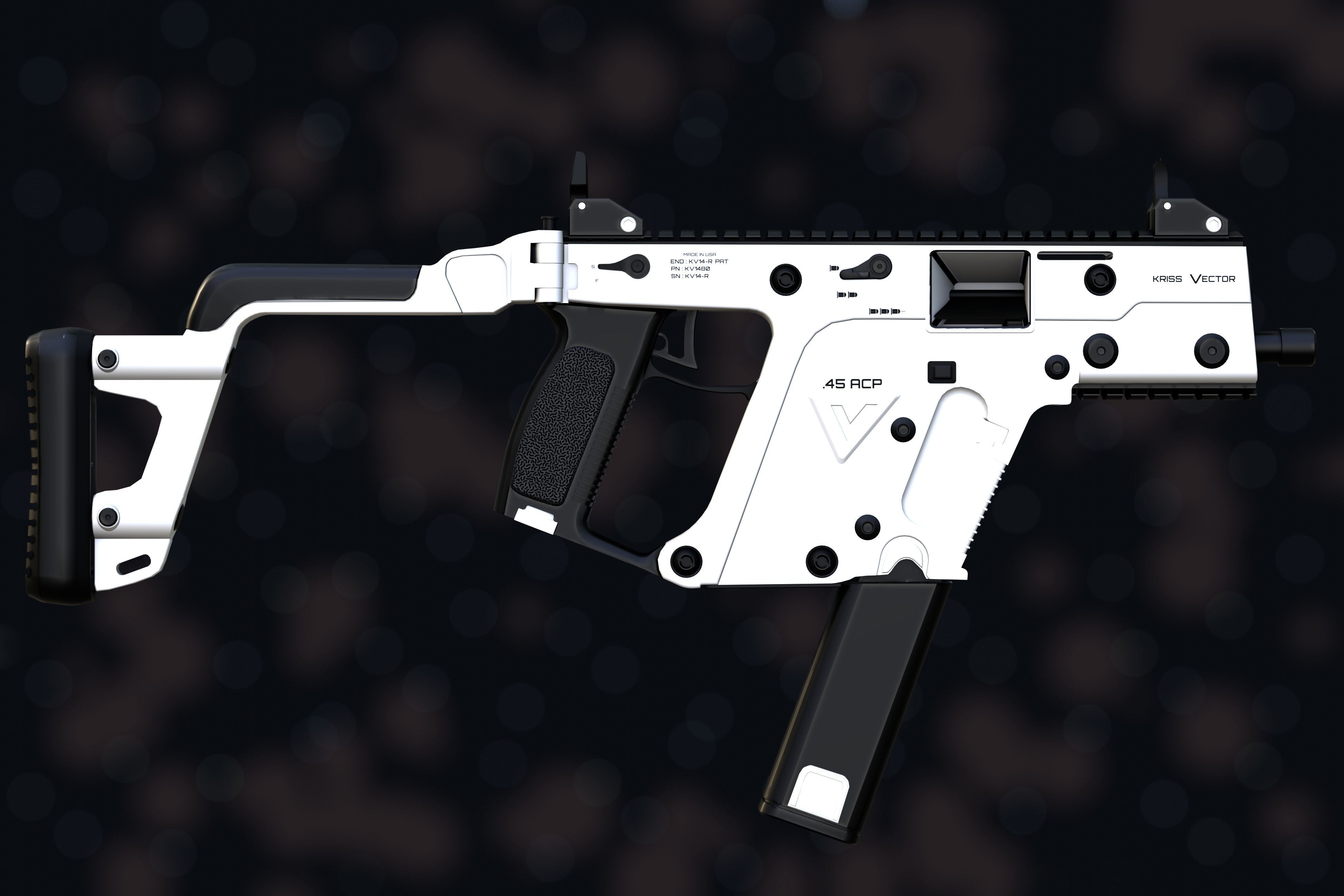 Weapon NZ Guns - Kriss Vector Low-poly 3D model_48