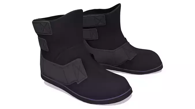 Men Cyberpunk Flat Combat Boots