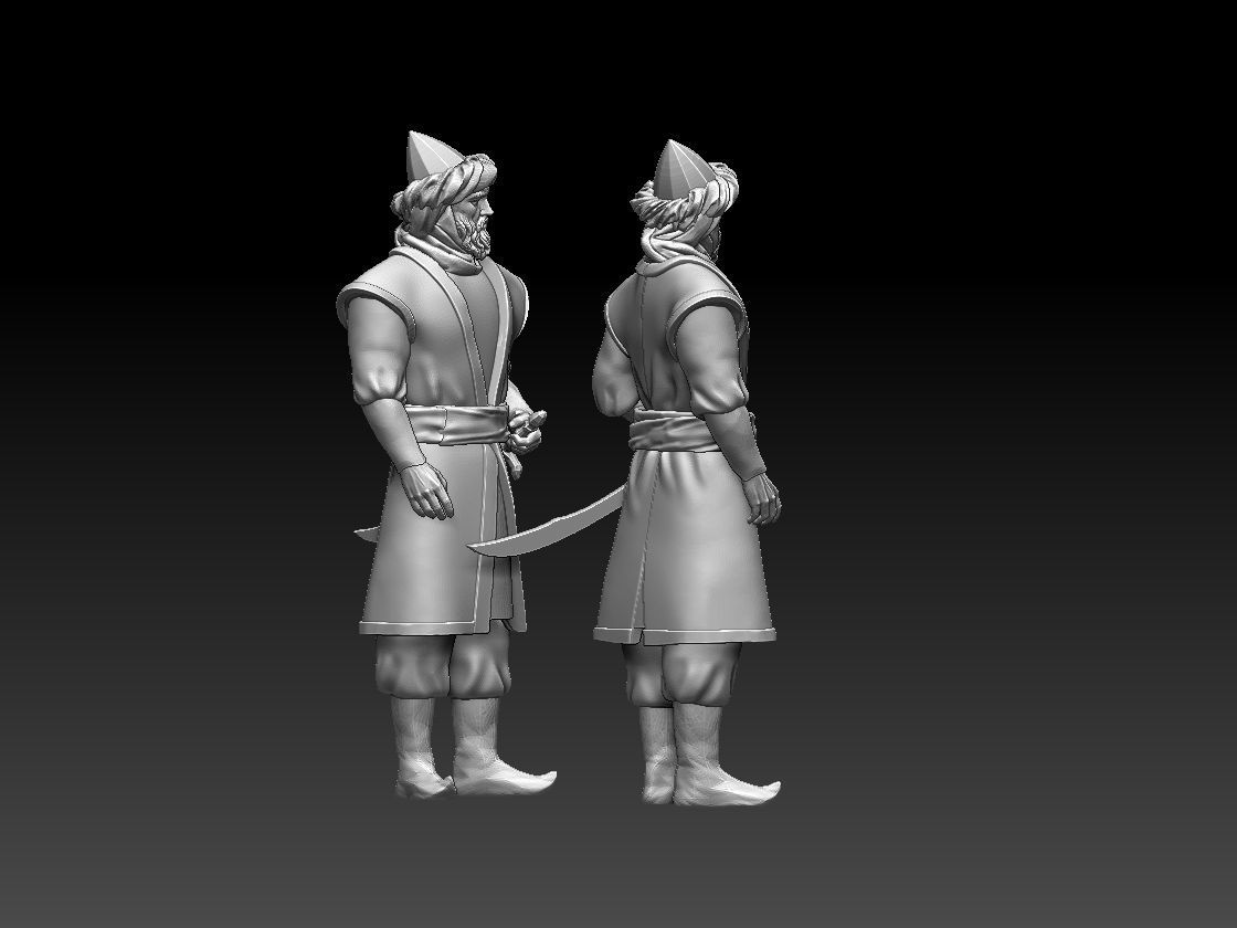 ARAB PEOPLE 3D print model_38