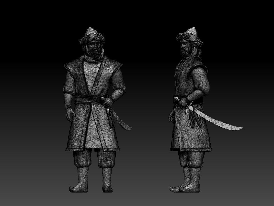 ARAB PEOPLE 3D print model_9