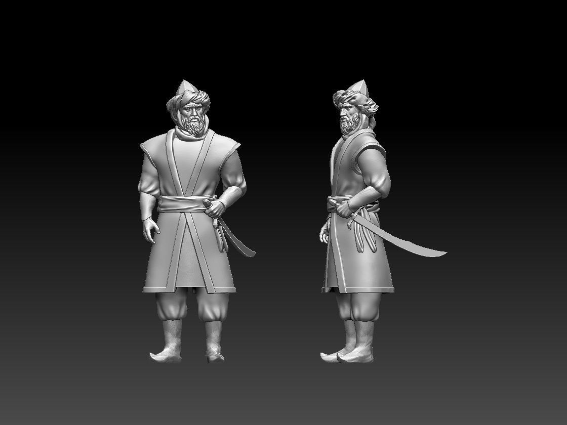 ARAB PEOPLE 3D print model_32