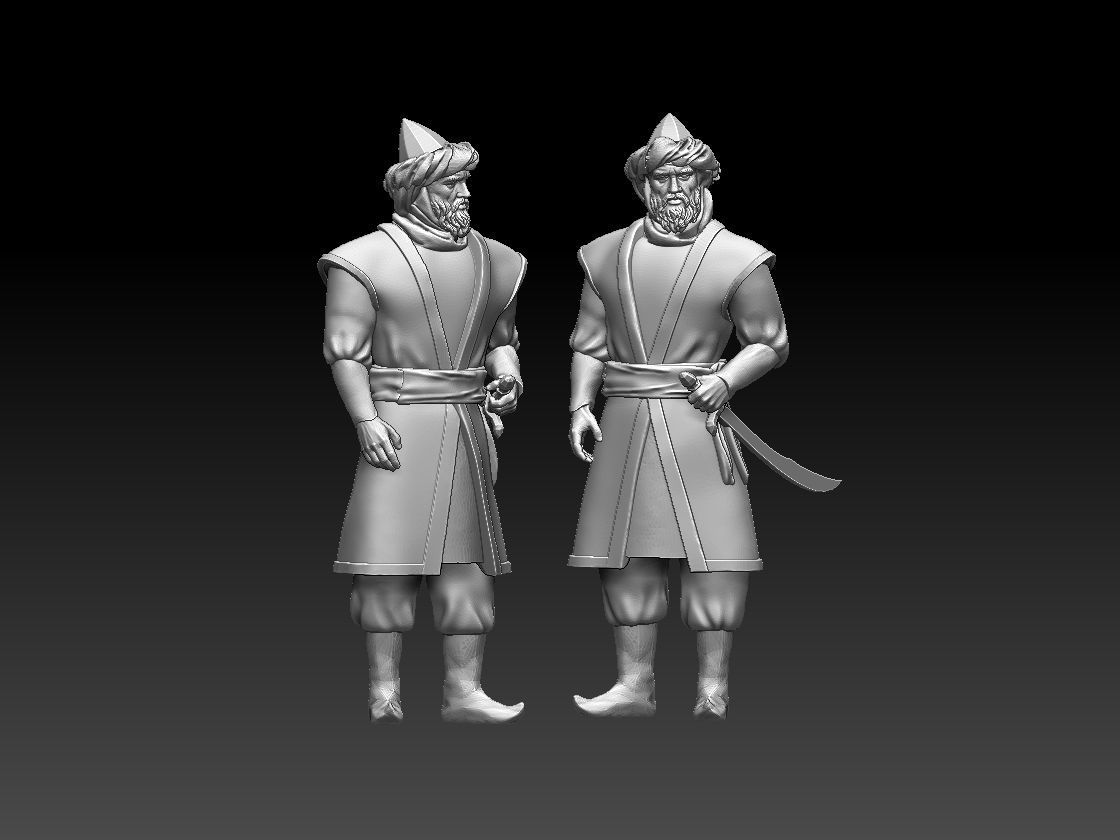 ARAB PEOPLE 3D print model_10