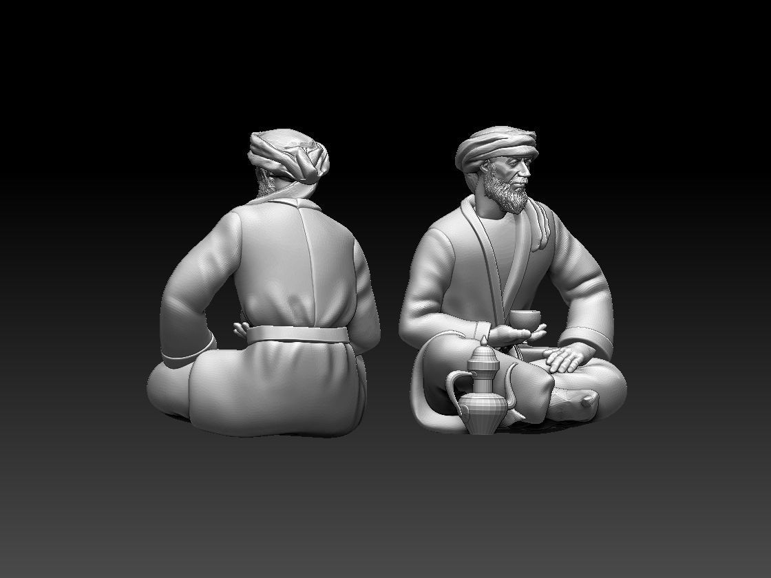 ARAB PEOPLE 3D print model_23