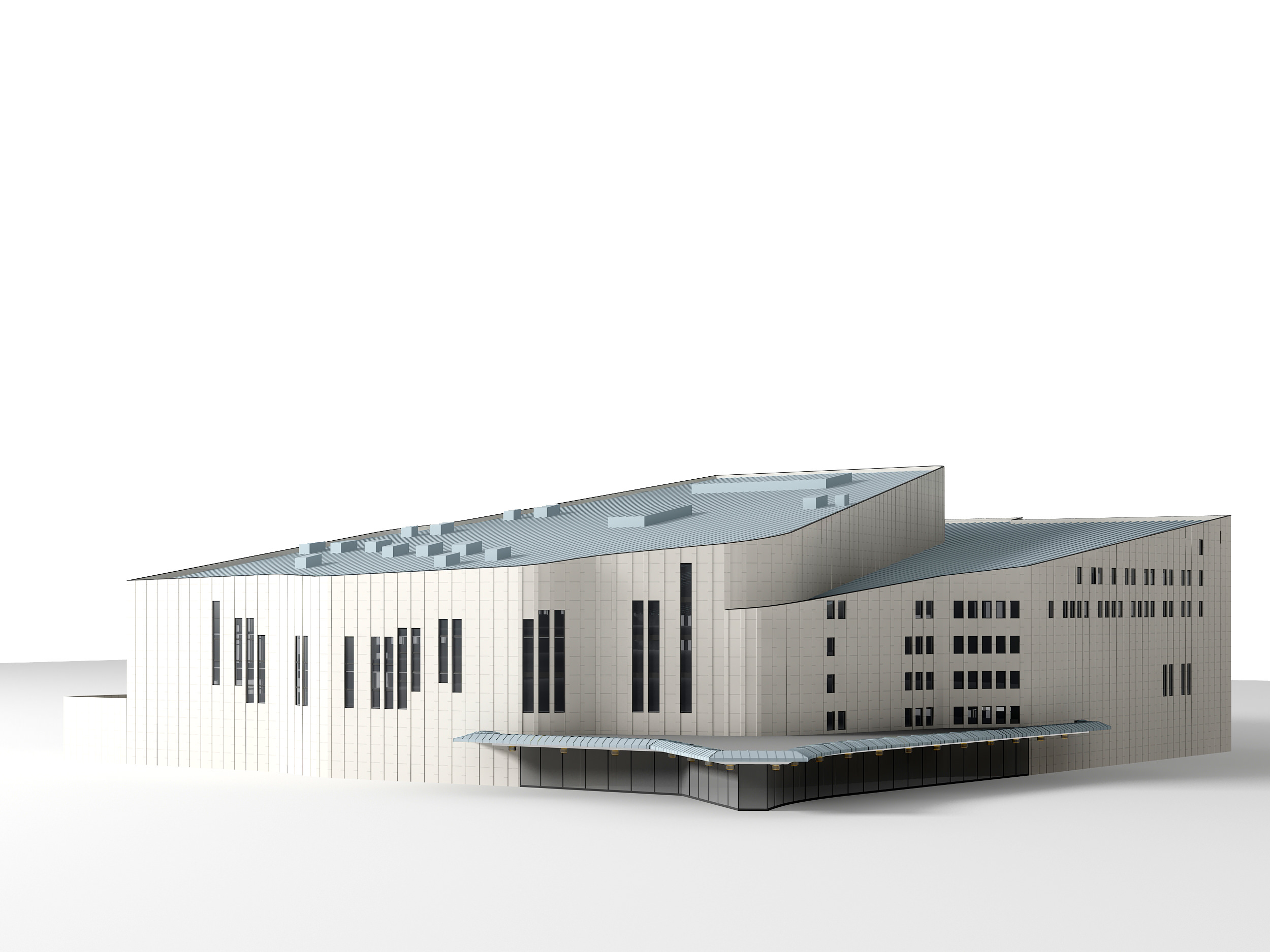 Aalto Theatre 3D model_4